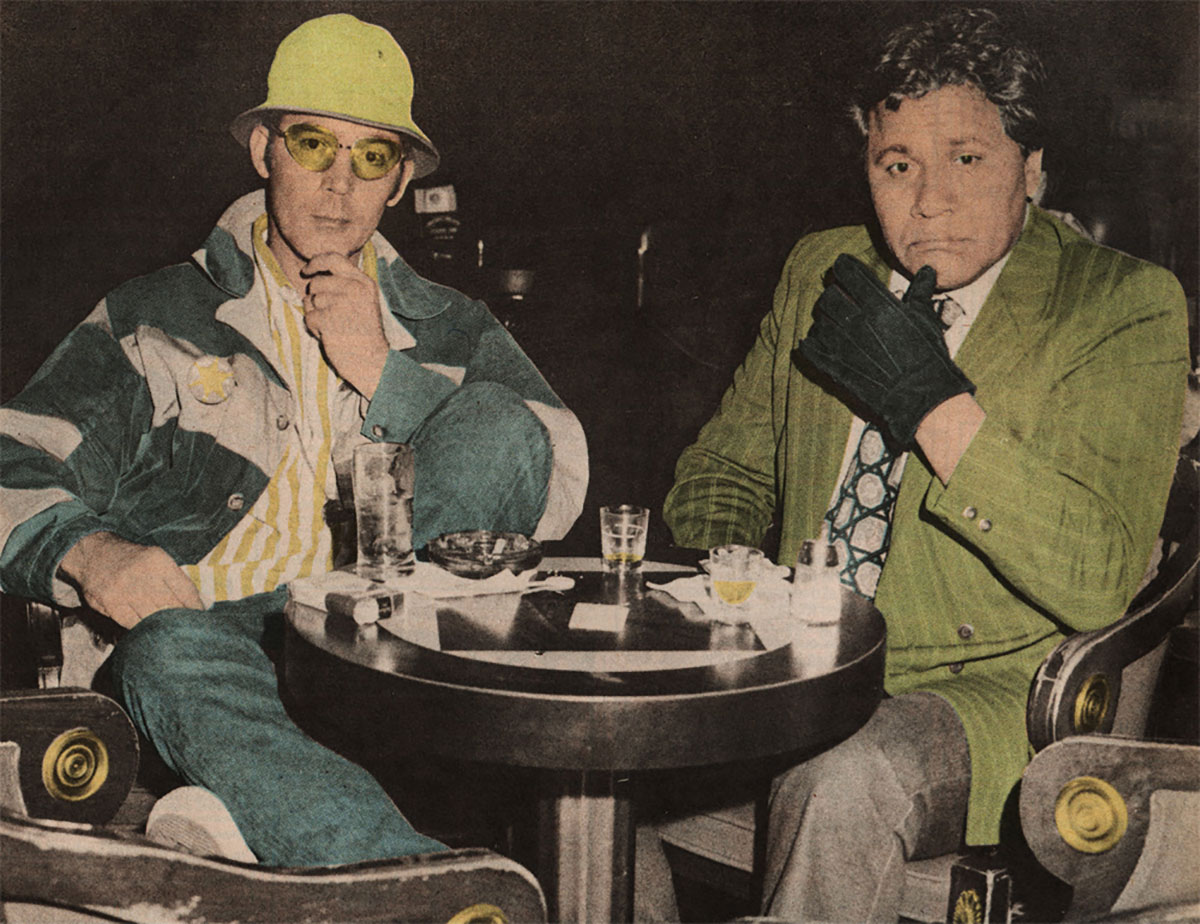 Óscar Zeta Acosta y Hunter S. Thompson 