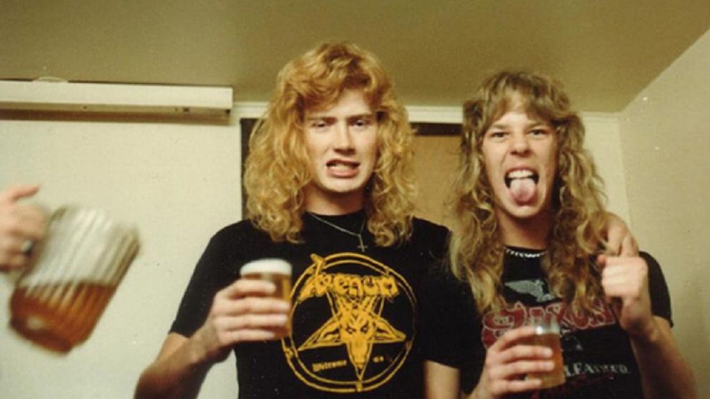 James Hetfield y Dave Mustaine