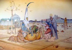 ILUSTRACIONES CUAL SUEÑOS LÚCIDOS POR JEAN GIRAUD