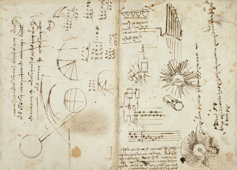 LOS CUADERNOS VISIONARIOS DE LEONARDO DA VINCI EN LÍNEA