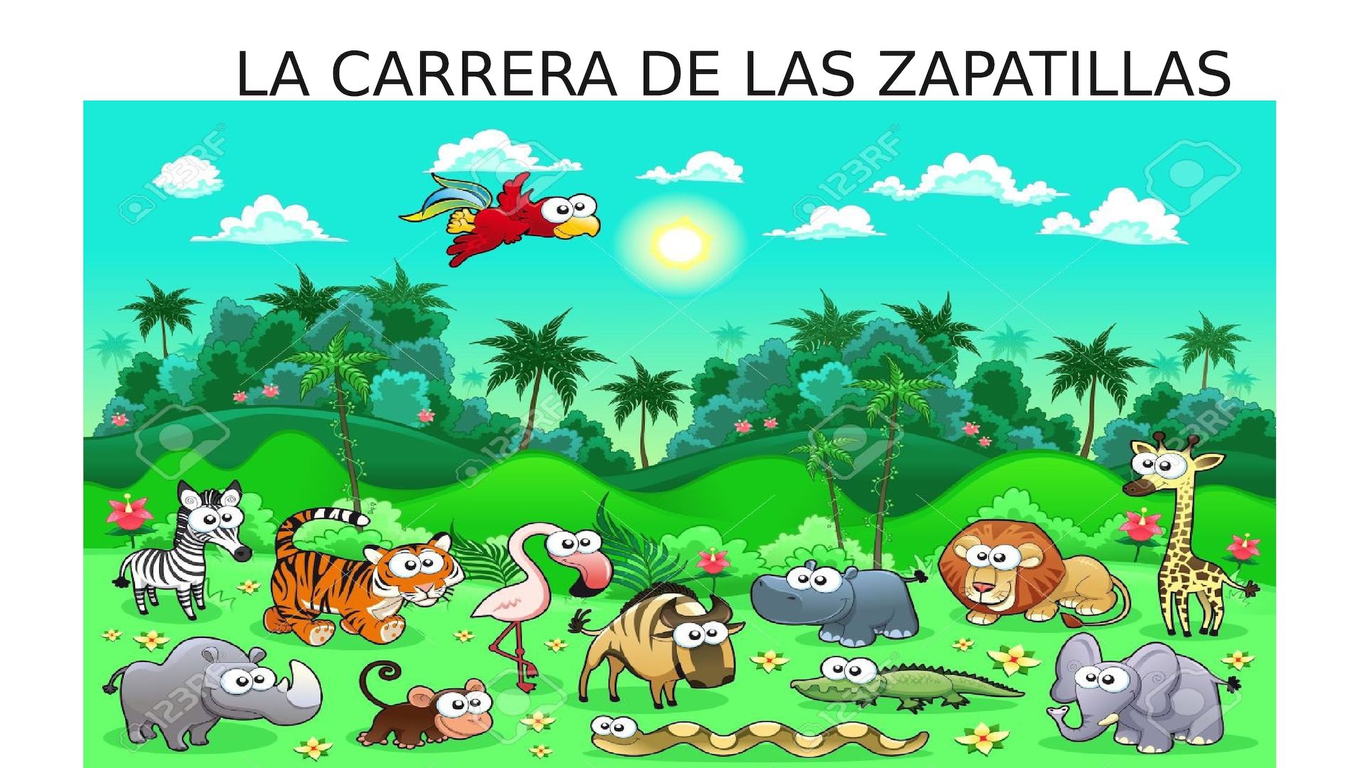 CARRERA DE ZAPATILLAS, CUENTO PARA NIÑOS