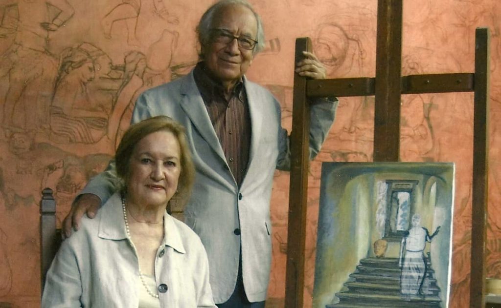 Rina Lazo y Arturo García Bustos, artistas mexicanos, amores