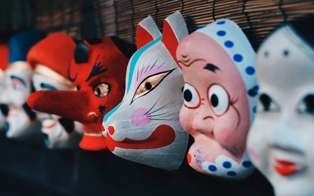 Máscaras japonesas