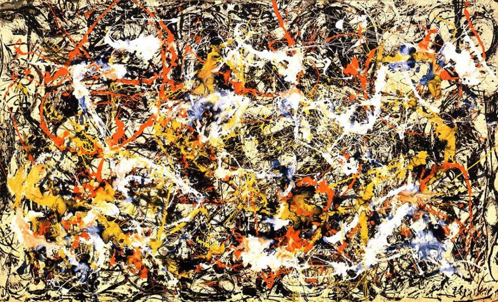 pintura de Jackson Pollock