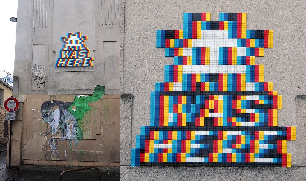 Invader street art