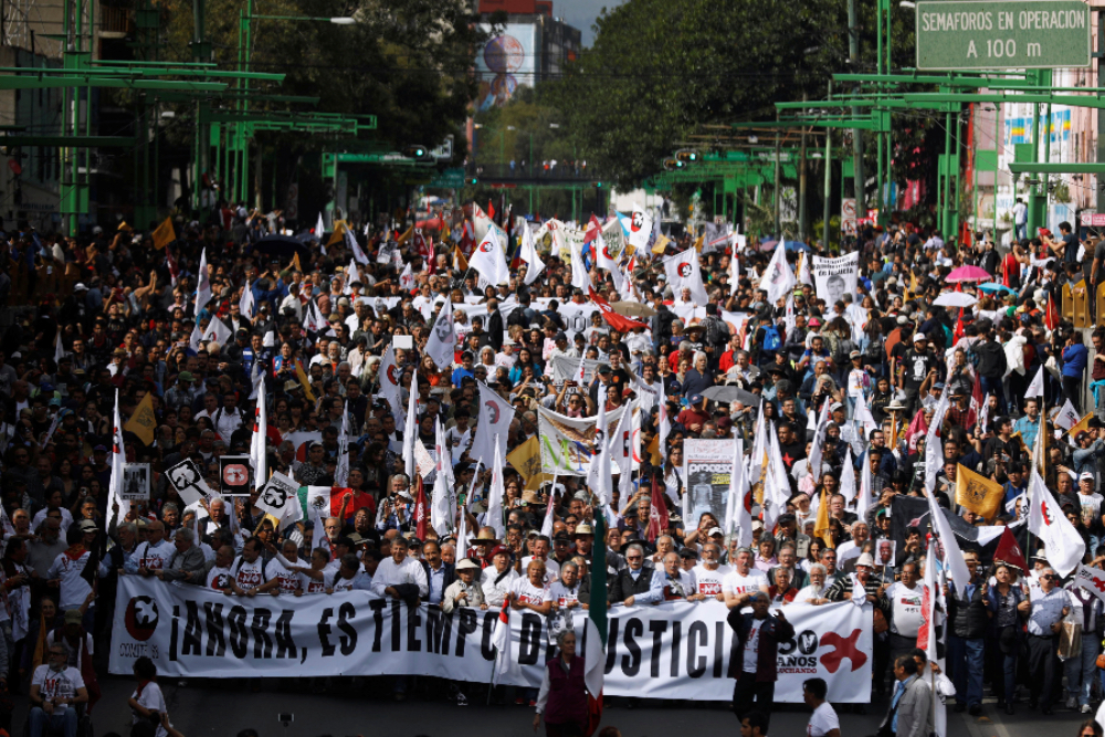 Mexico 68 marcha