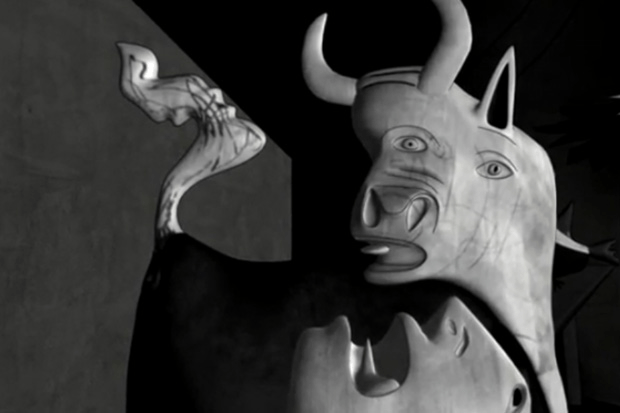 Toro en 3D realizado por Lena Gieseke