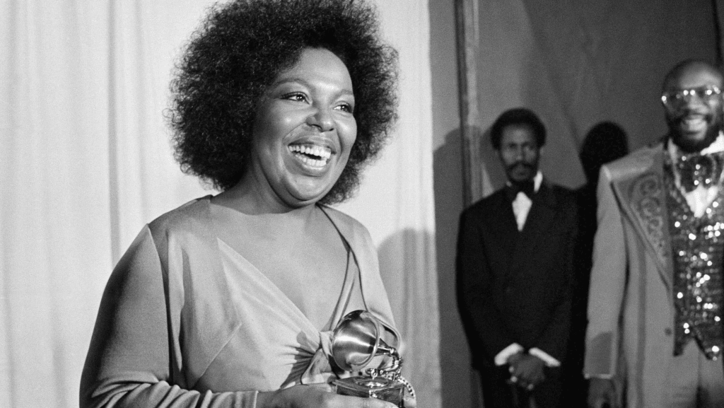 Roberta Flack ganó el Grammy dos años seguidos.