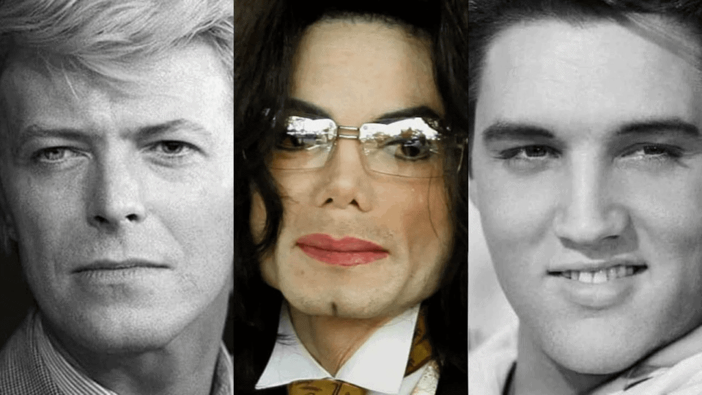 Bowie, Michael Jackson y Elvis ganaron en conjunto $425 millones durante el 2022.
