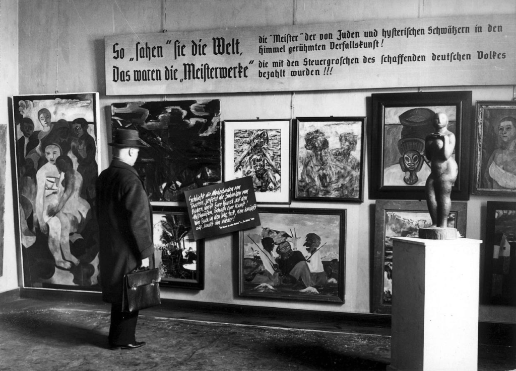 Exposición de arte en la Alemania Nazi