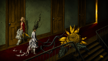 10 poemas surrealistas de grandes autores Eine Kleine Nachtmusik (1943), pintura al óleo sobre lienzo de la artista estadounidense Dorothea Tanning.