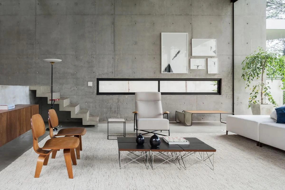 Brutalismo en interiores: La estética que conquista espacios modernos