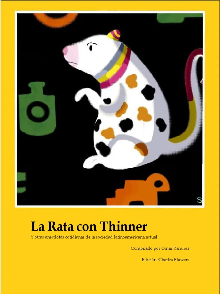 rata con thinner 