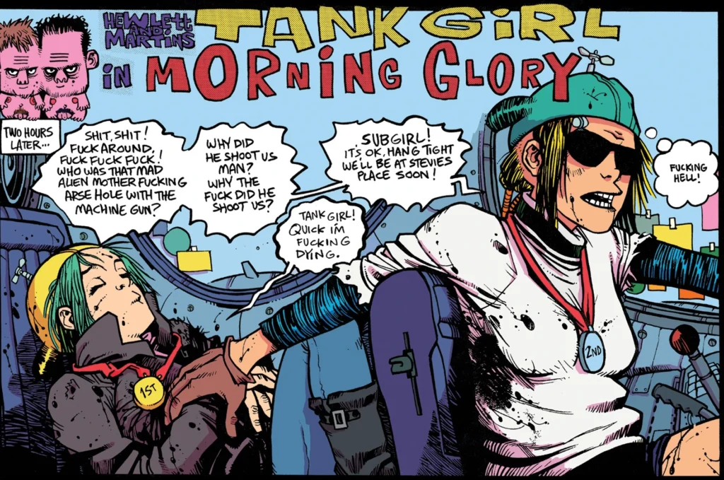 Tank Girl: El caos punk de los 80’s creado por el genio detrás de Gorillaz