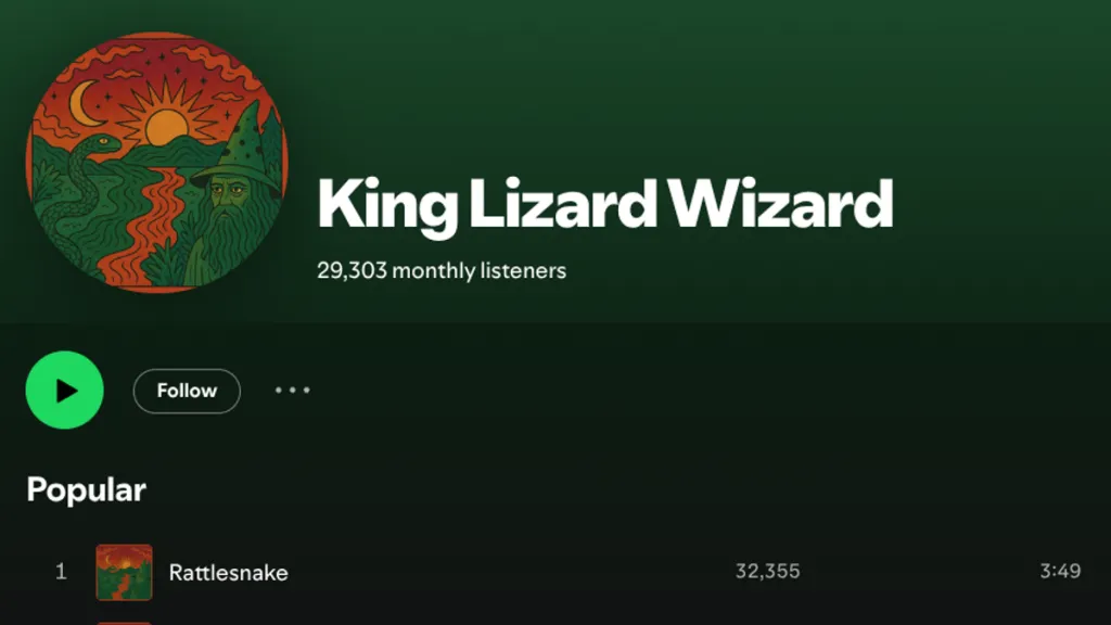 suplantación de King Gizzard