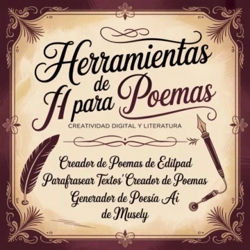 ¿Existe alguna herramienta de IA para generar poemas?