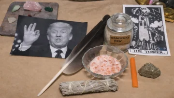 Activismo místico vs el poder: Aquelarre para maldecir a Trump