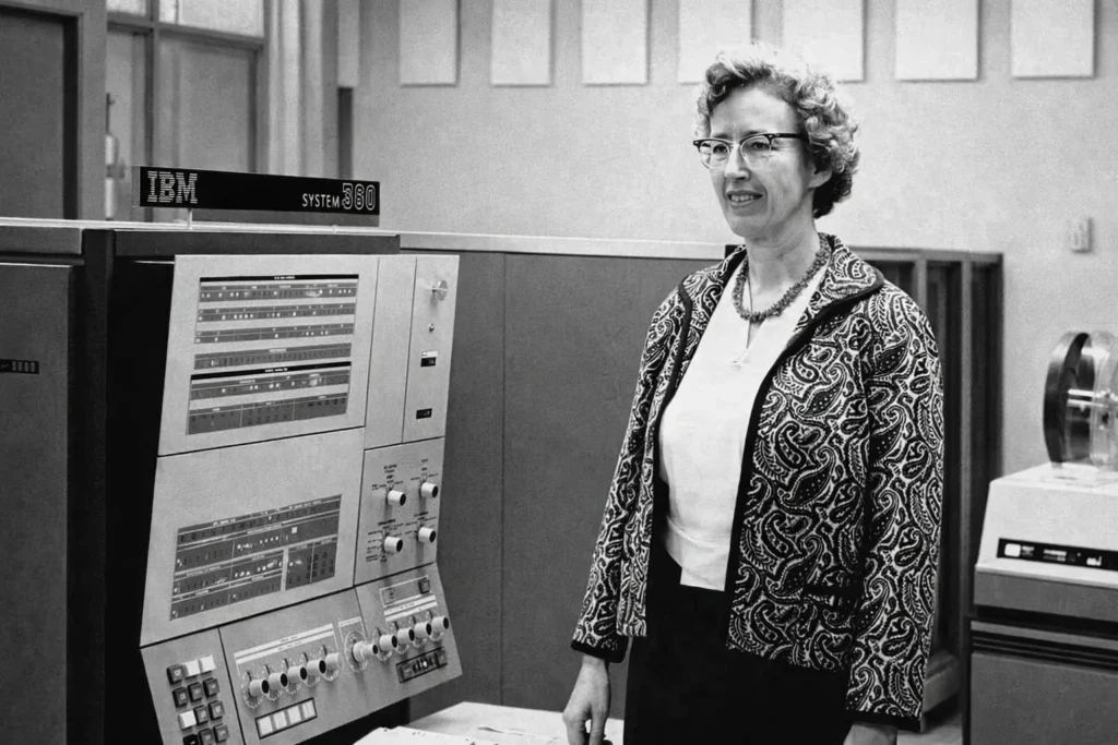 Grace Hopper, conocida también como “Amazing Grace”, fue una pionera en las ciencias de la comunicación y la creadora del primer lenguaje de programación.