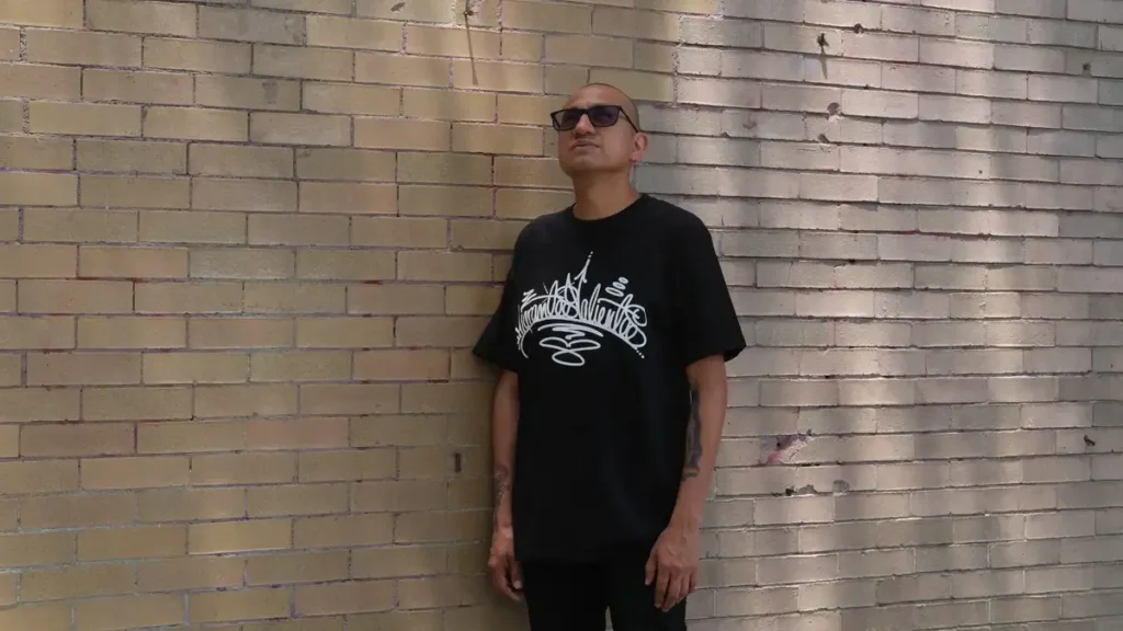 Alfonso Vázquez (Chicanxs sin Fronteras), Ciudad de México. ©Pablo Allison, 2023.