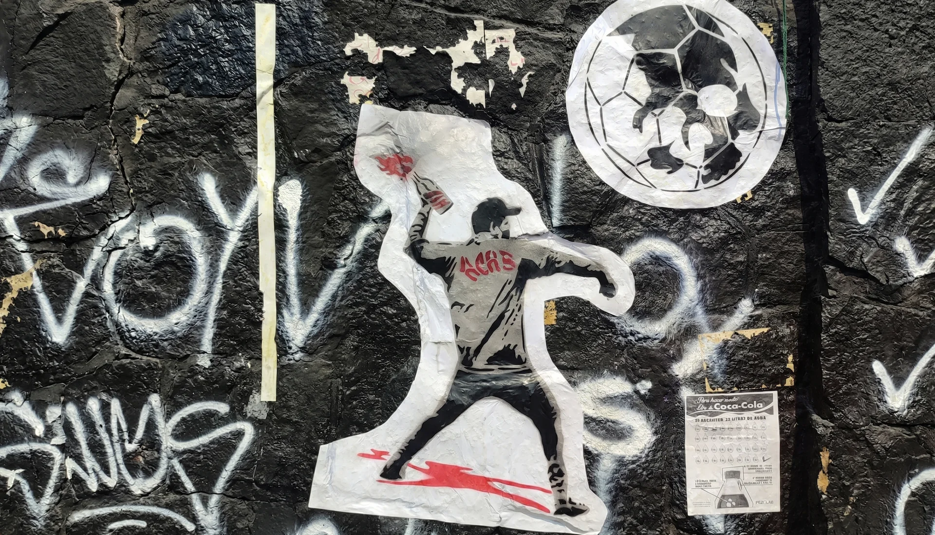 Retas AntiFIFA como protesta: El balón como barricada