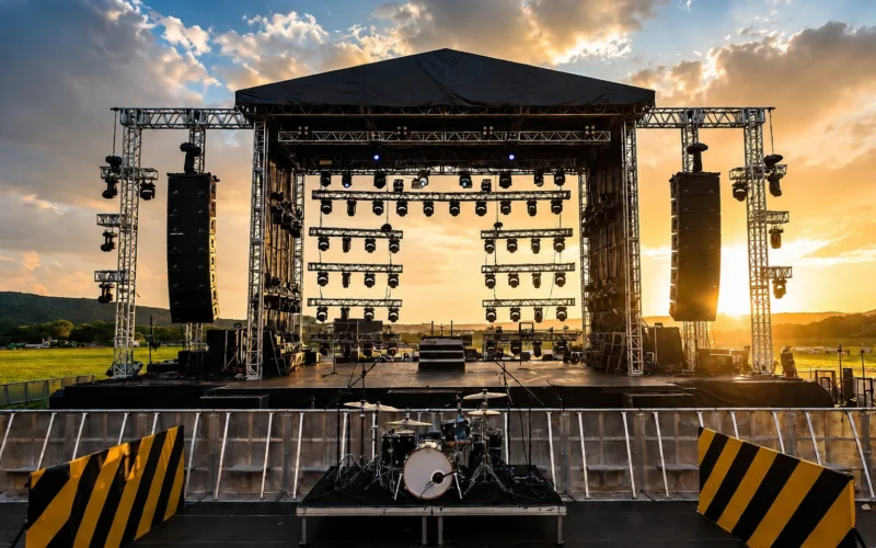 La infraestructura invisible de los festivales de música