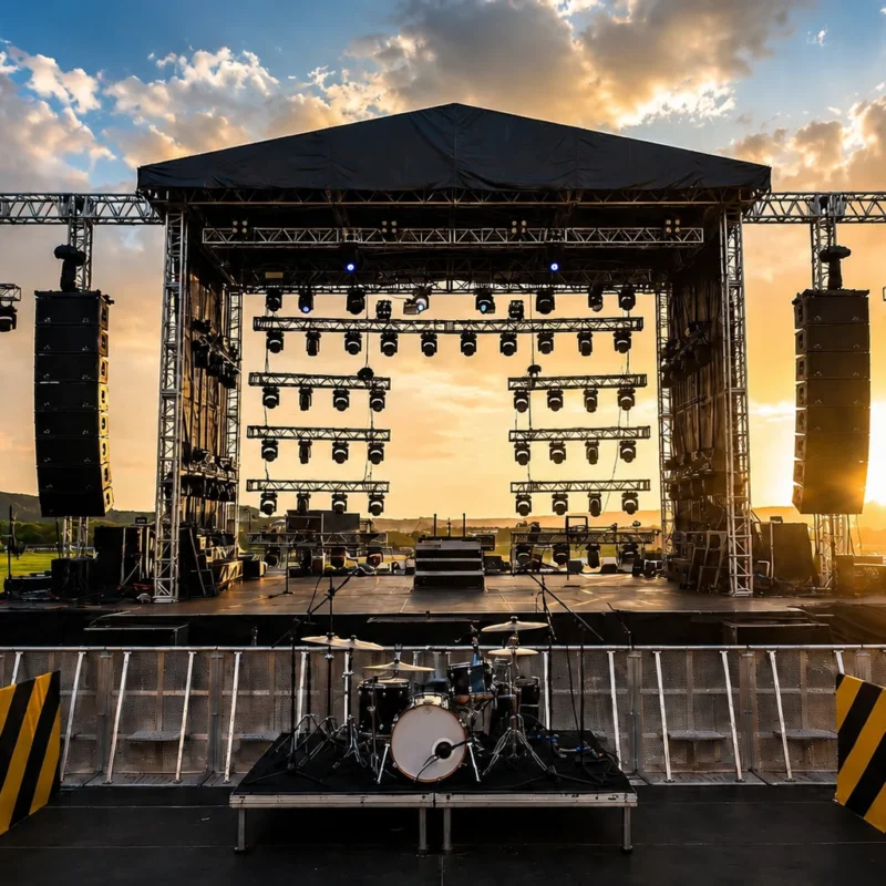 La infraestructura invisible de los festivales de música