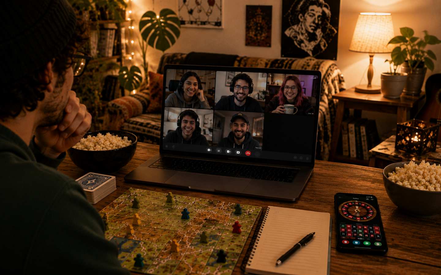 Noche de juegos a distancia: cómo jugar con amigos sin salir de casa