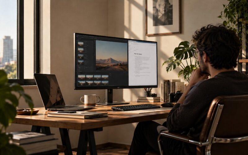 Guía para elegir la mejor pantalla para PC en home office en México 2026
