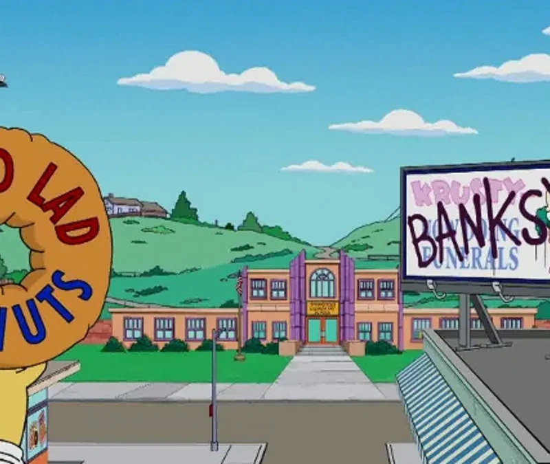 Banksy y Los Simpson: la historia de la polémica intro que Fox modificó antes de transmitirla