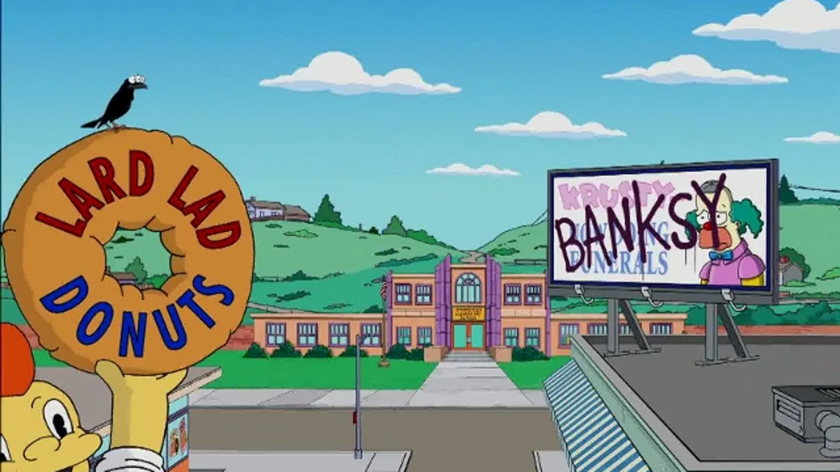 Banksy y Los Simpson: la historia de la polémica intro que Fox modificó antes de transmitirla
