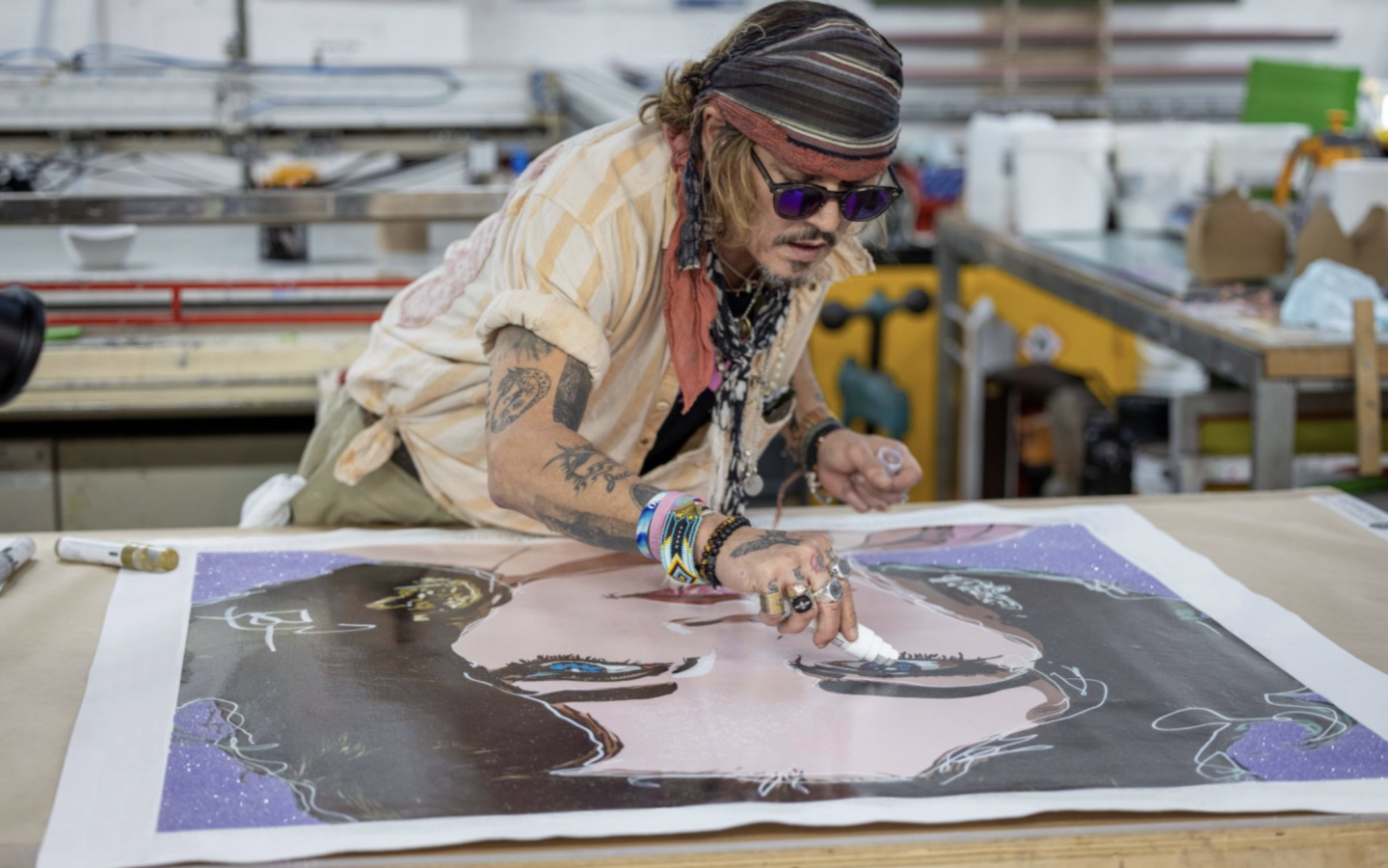 El arte de Johnny Depp: qué pinta, cuánto cuestan sus cuadros y cómo se venden