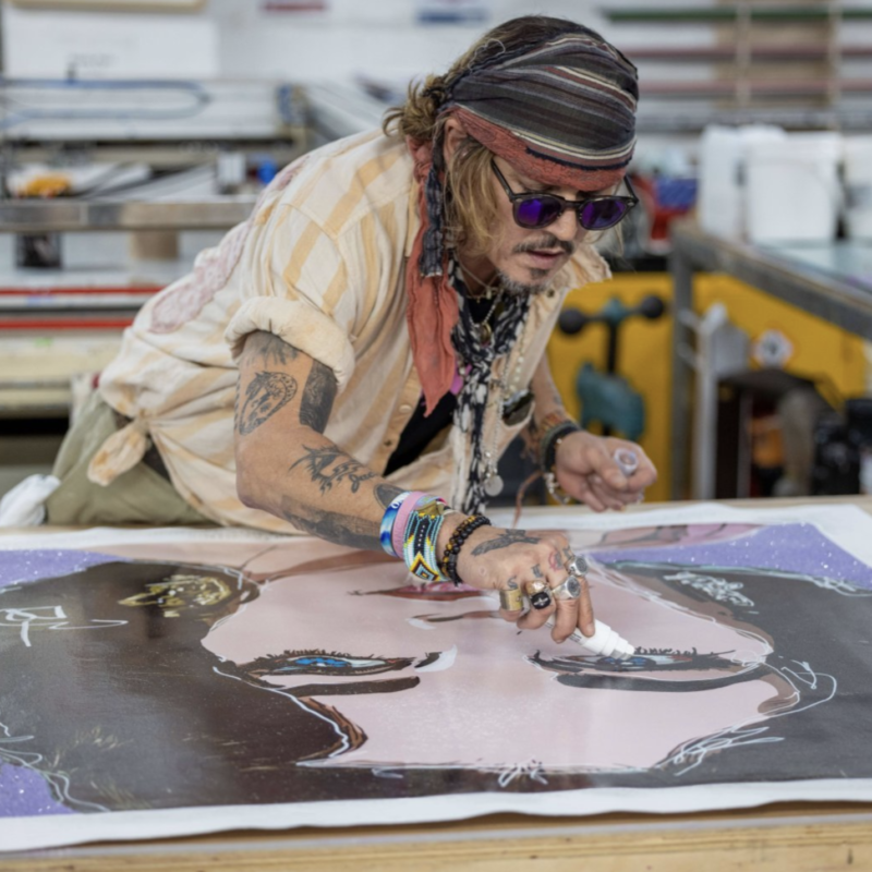 El arte de Johnny Depp: qué pinta, cuánto cuestan sus cuadros y cómo se venden