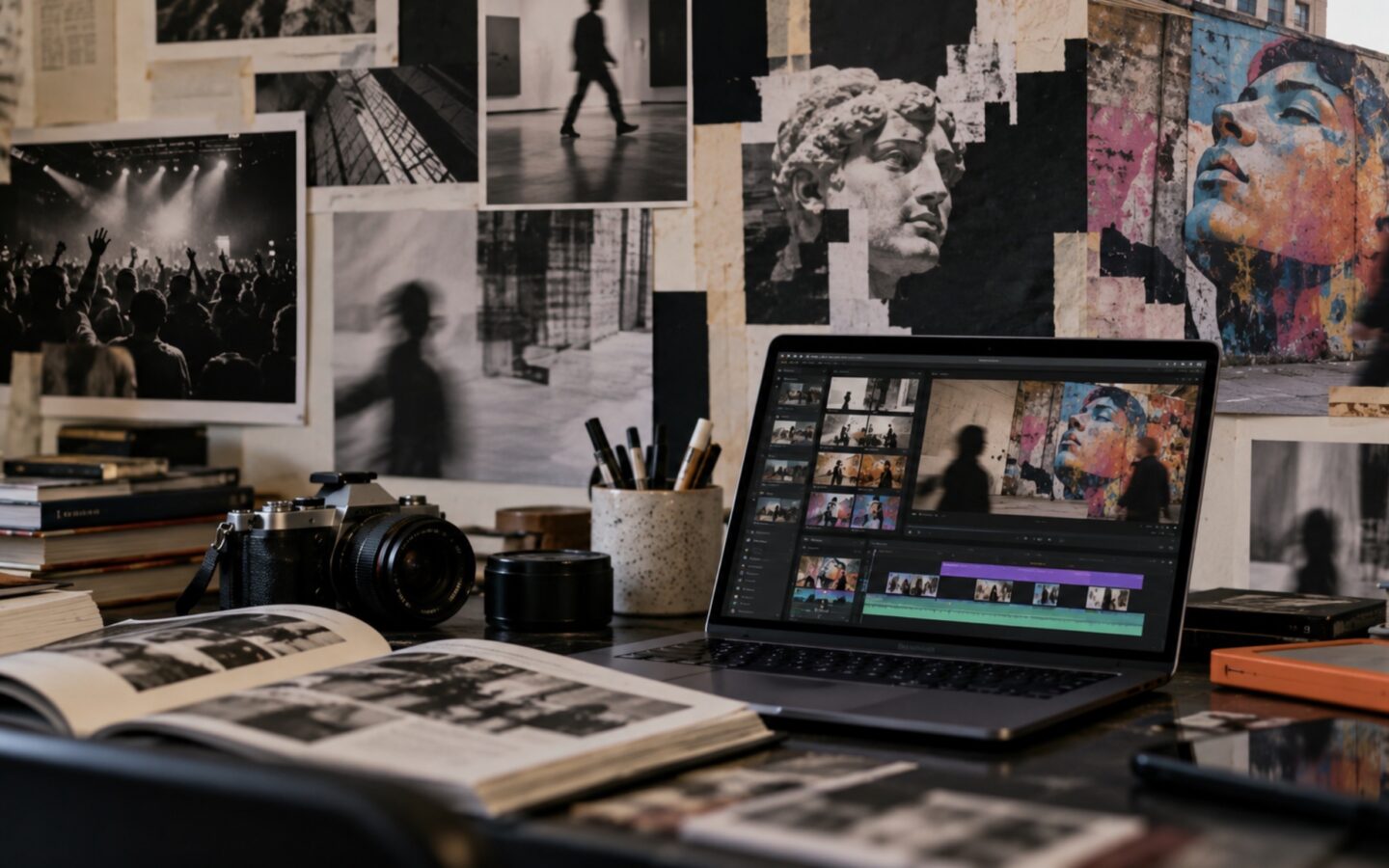 Transformación de crónicas culturales en piezas dinámicas mediante síntesis visual contemporánea