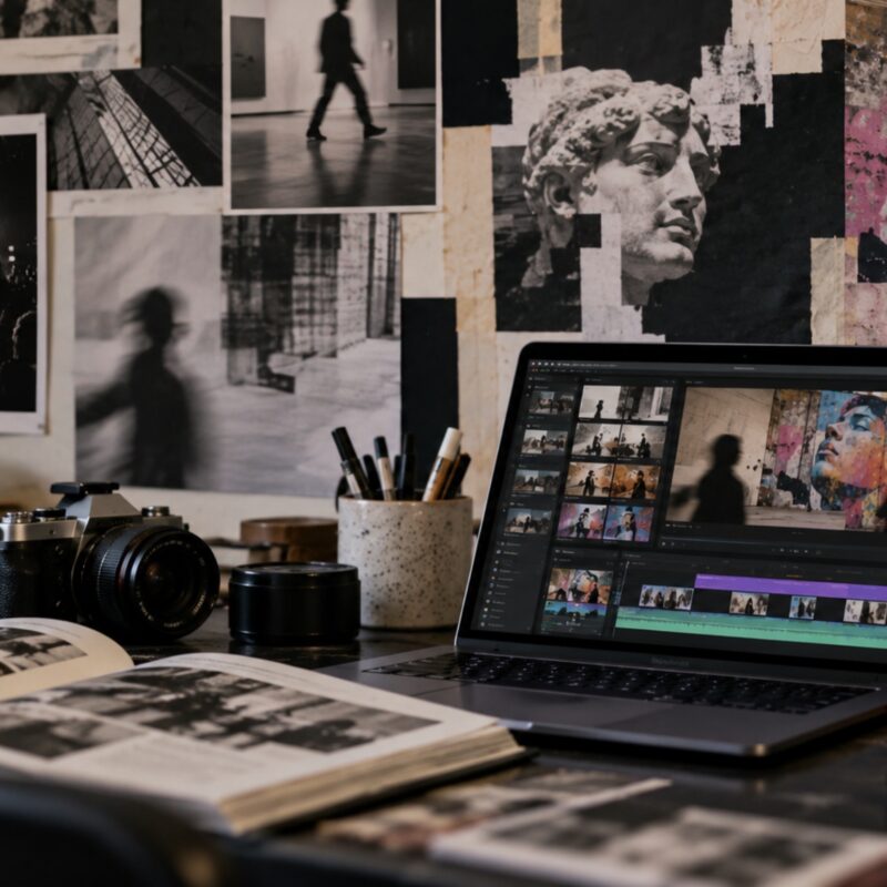Transformación de crónicas culturales en piezas dinámicas mediante síntesis visual contemporánea